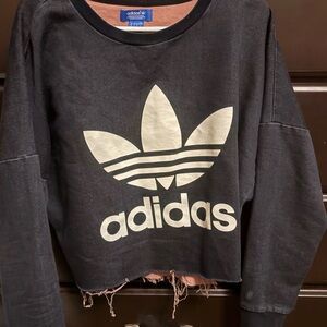 Adidas Charcoal Gray Sweatshirt